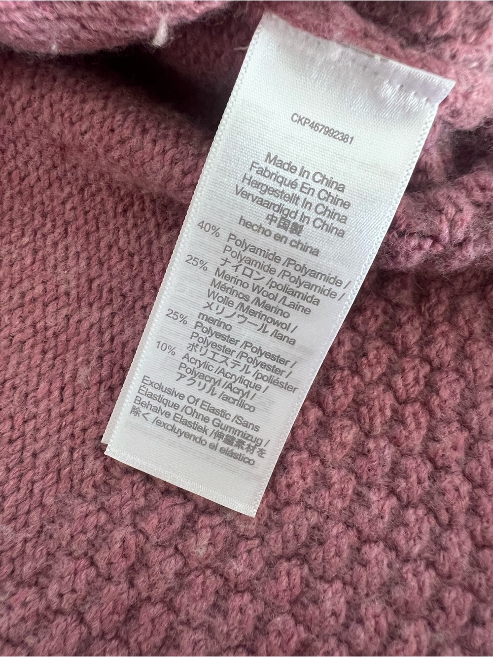 Madewell Turtleneck Knit Sweater in Dusty Rose - Picture 5 of 7